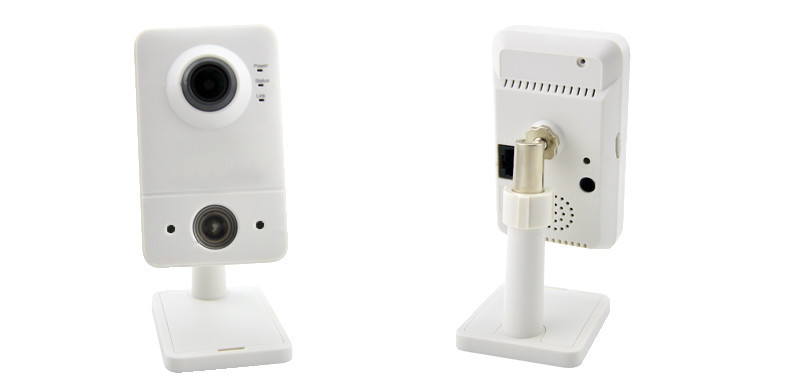Beyaz IP Ağı CCTV Kamera / Akıllı İnternet 1.3MP HD Küp
