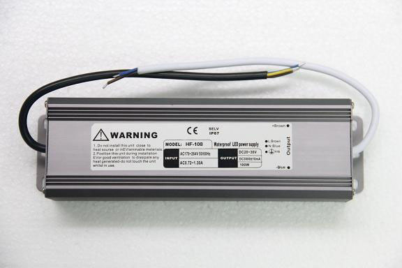 DC Sabit Akım LED Güç Kaynağı için 108W 3200mA AC, 170V - 250V, IP68 Mini Güç Kaynağı