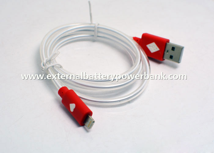 8Pin Aydınlatıcı USB Veri Aktarımı Kablosu, iPhone5 için Kırmızı LED Işığı ile 5s 6 6Plus