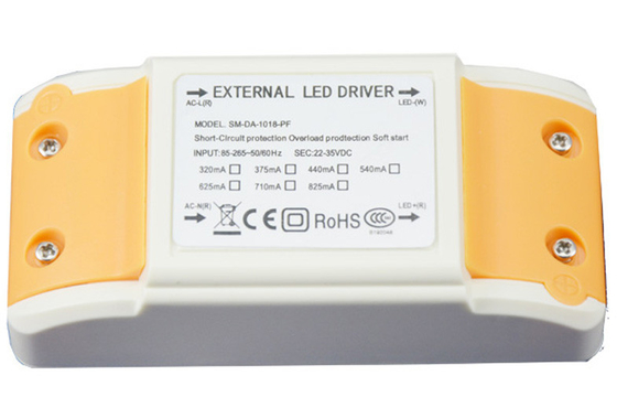 LED güç kaynağı 18 Watt sürekli güncel LED sürücü 85V - 265V AC, CE, RoHS