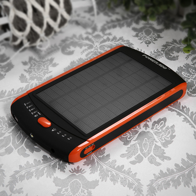 Telefon / Dizüstü bilgisayar için su geçirmez güneş enerjisi bankası 23000mah yüksek kapasiteli solar şarj cihazı