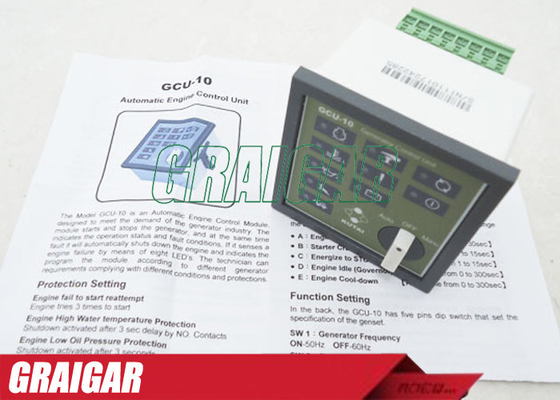 Kutai GCU-10 Elektronik Motor Governör Kontrolörü Jeneratör Kontrol Ünitesi 9V - 36 V DC