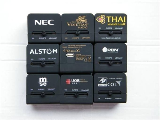 Işık, 5V 1000mA evrensel USB seyahat şarj cihazı taşınabilir / 2 USB bağlantı