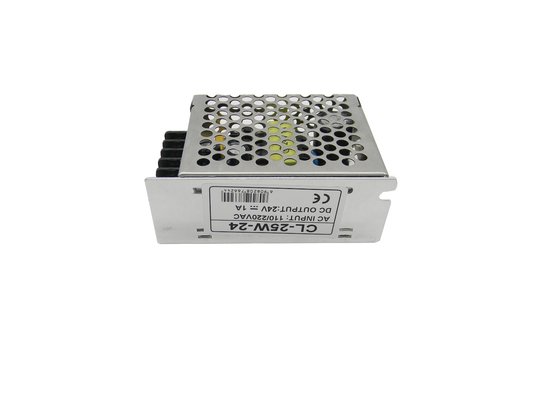 Güvenlik CCTV Kameralar için 24V DC Çıktı Metal Katlamalı Anahtarlama Modu Güç Kaynağı 30W