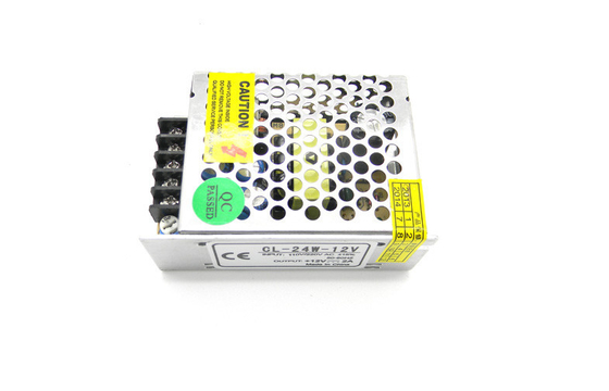 12V 2A 25W Metal Taraflı CCTV Kamera Tek Çıkış Voltajı Güç Kaynağı Sabit Akım