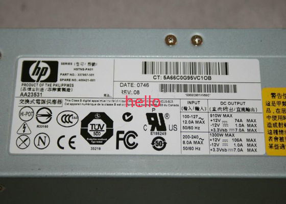 Compaq 337867-001 Etkin Fanlı 1300W HP Sunucu Güç Kaynakları
