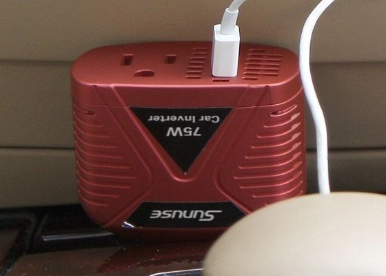 Çakmak fişi ile 220v ac Yüksek verim 75w araba güç çevirici 12v dc