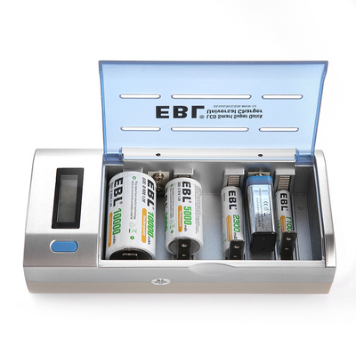 AA Ni-CD Piller için Evrensel LCD Akıllı Hızlı Akü Şarj Aleti ve Boşaltıcı