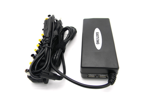 İngiltere / ABD 90W Universal Laptop Güç Adaptörü Otomatik 5V 2.1A USB LED&#39;li