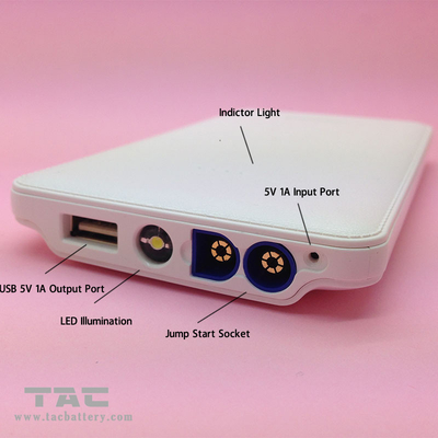 Ultra İnce USB Taşınabilir Kamyon Başlatma Gücü Başlangıç ​​Değeri 5400mAH 5V