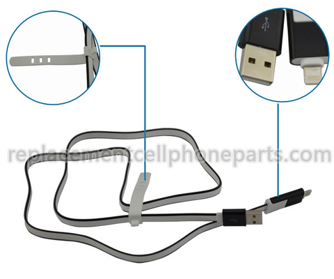 IPhone 5G, 5S, iPhone 6 Şarj Kablosu için 1 Metre Orijinal Cep Telefonu USB Data Kablosu