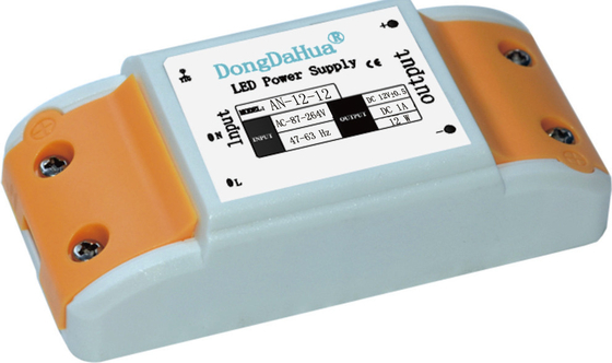 12W 1A Sızdırmaz plastik kutu LED güç kaynağı / led sürücü