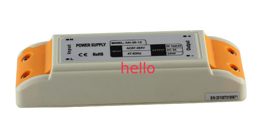 Istikrarlı PCB 2 yıl garanti CE RoHS DC12V 3A 36W LED güç kaynağı