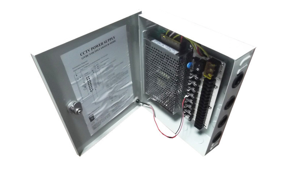 12V 5Amps CCTV Güç Kaynağı Kutusu 9 Kanal, CCTV Kamera Güç Kaynağı