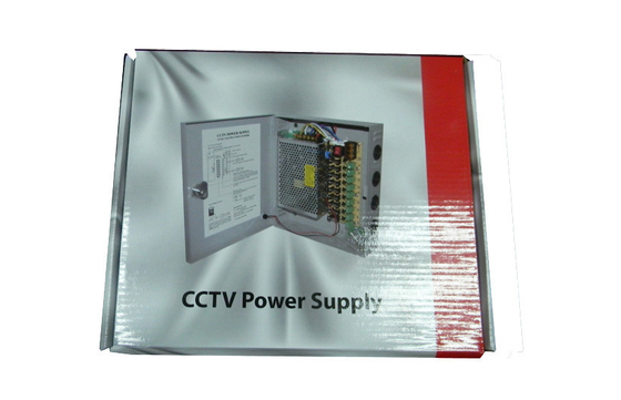 12V 5Amps CCTV Güç Kaynağı Kutusu 9 Kanal, CCTV Kamera Güç Kaynağı