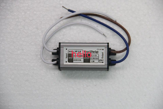 Su geçirmez IP68 50Hz Sabit Akım 12 Volt DC Güç Kaynağı LED Aydınlatma için 300mA