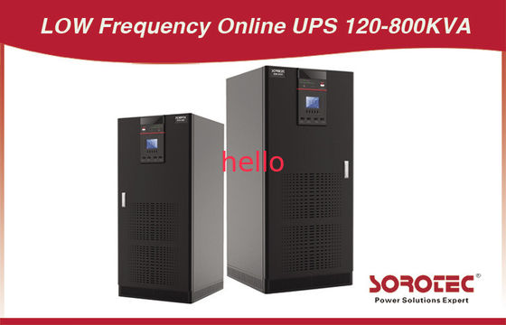 12p / 6p, 160KVA düşük frekans Online 3 - fazlı kesintisiz güç kaynağı