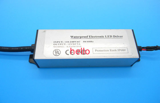 IP68 LED Su Geçirmez Sürücü Darbelere Direnç Kısa Devre / Aşırı Gerilim Koruması