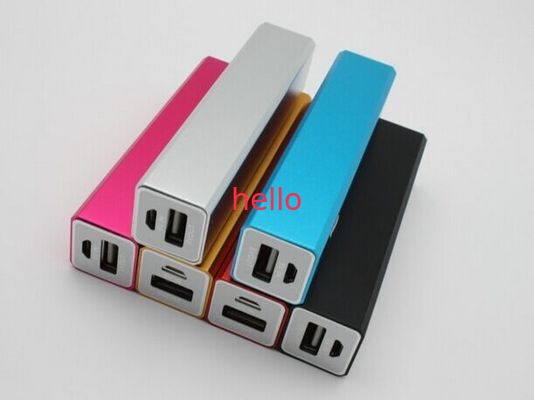 3200mAh Mor Dikdörtgen Şekli Taşınabilir USB Güç Paketi Notebook İçin