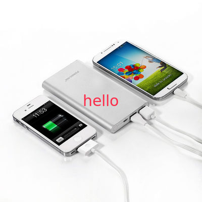 Evrensel 10000MAH Taşınabilir Cep Telefonu Güç Bankası Lityum Polimer Hücre Hızlı Şarj