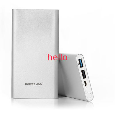 Evrensel 10000MAH Taşınabilir Cep Telefonu Güç Bankası Lityum Polimer Hücre Hızlı Şarj