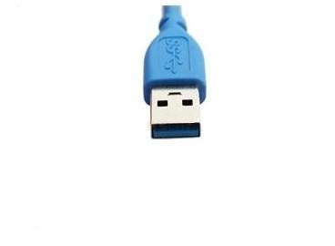 Yüksek hızlı Blue USB 3.0 A - A Kablo USB Veri Aktarımı Kablosu