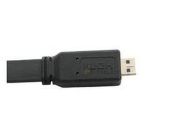 Yüksek Hızlı USB Aktarım Kablosu Yüksek Çözünürlüklü Siyah HDMI-HDMI