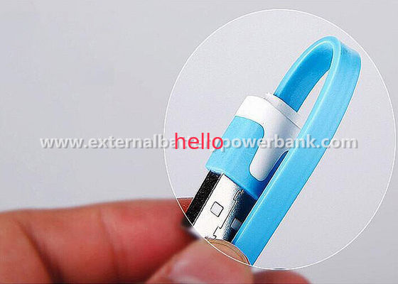 Evrensel Erişte Şekillendirilmiş 3&#39;lü 1 USB Şarj Kablosu Akıllı Telefon İçin 10 Renk
