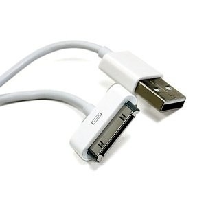 Ekstra uzun 6 FT USB veri Sync tel kablo için 3GS iPod iPad, Apple iPhone 4 4S siyah