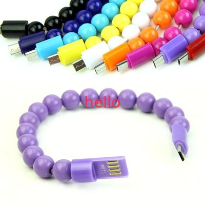 Bilezik Mikro USB Data Kablosu Samsung için Sync USB 2.0 Şarj