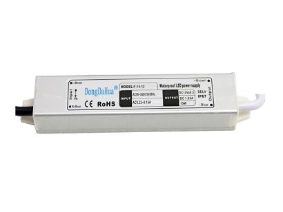 Beyaz Anahtarlama 12V DC Suya Dayanıklı LED Güç Kaynağı 15W 1.25A, EPA3050B GB4943