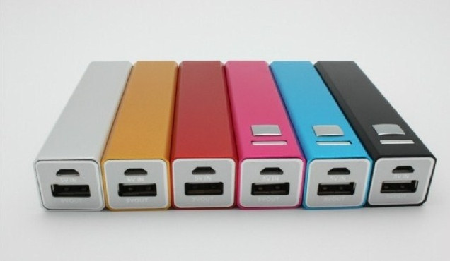 3200mAh Mor Dikdörtgen Şekli Taşınabilir USB Güç Paketi Notebook İçin